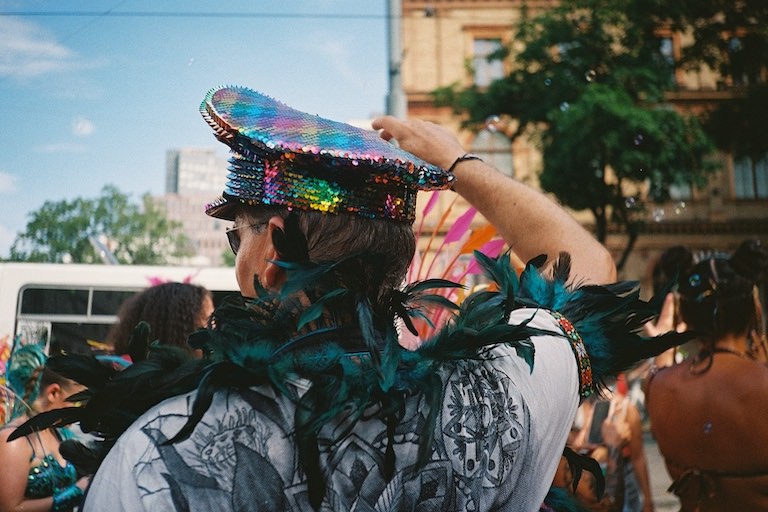 Always show up, and never be afraid to show off.